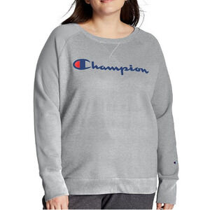 Champion Plus Size Fleece Sweatshirt Powerblend(r) Crew